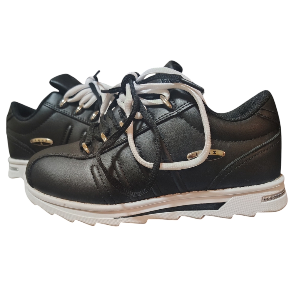 Black and White LUGZ Athletic Shoes